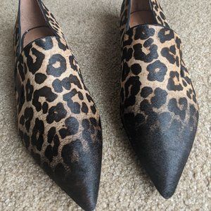 Franco Sarto Leopard Print Loafers